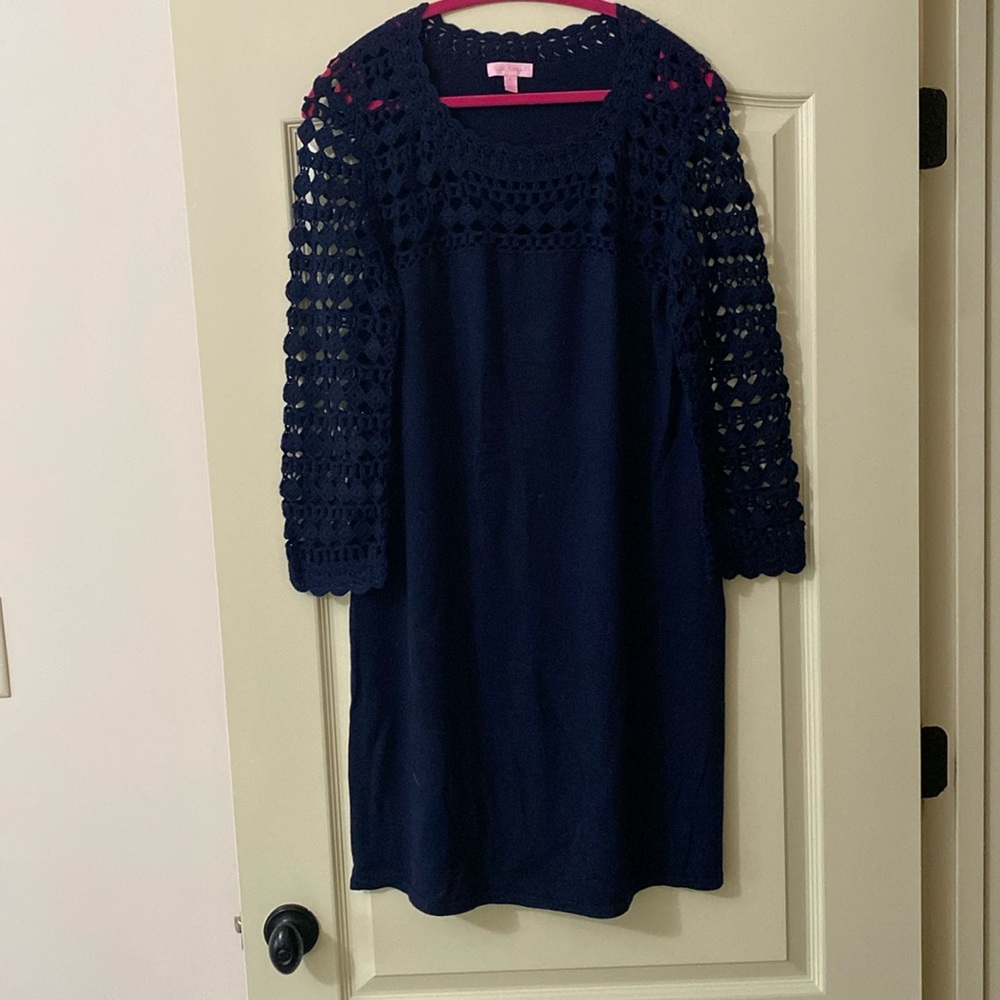 Lilly Pulitzer knit/crochet dress